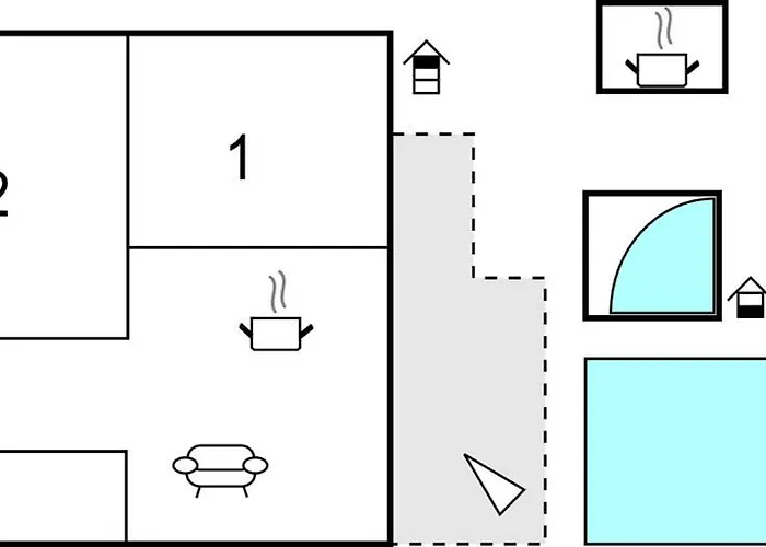 Apartament In With Kitchen Povljana
